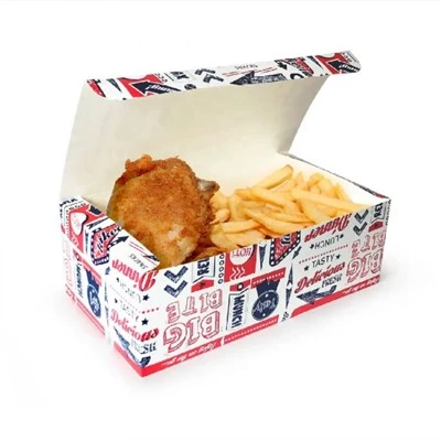 Disposable Paper Fish and Chips Box