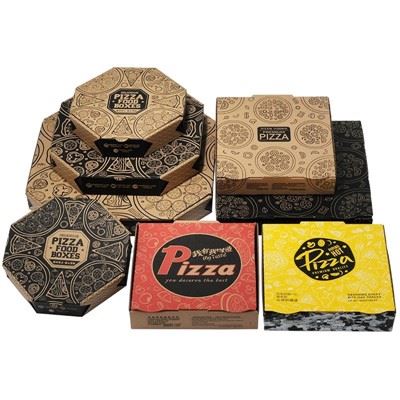 Octangle Shape Pizza Packaging Box with Customer Logo