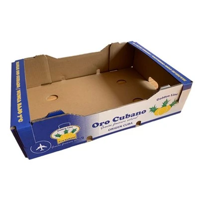 Printed High Quality Peach Fruit Box